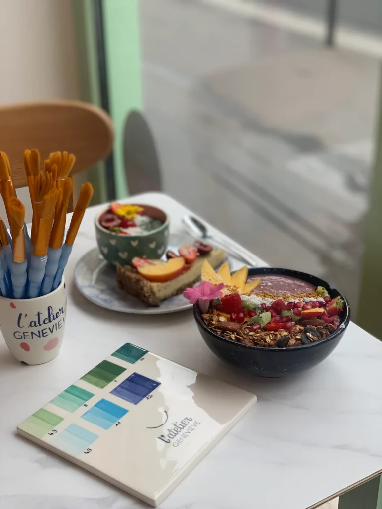 Pintar cerámica en París- Céramicafé Geneviève